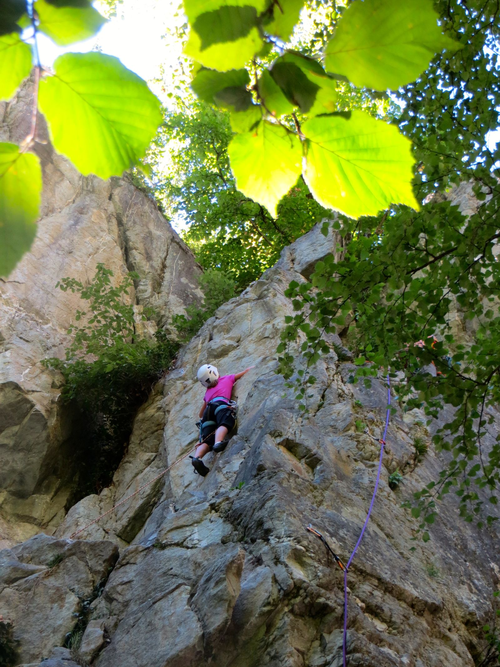 Escalade en dalle, Val di Mello